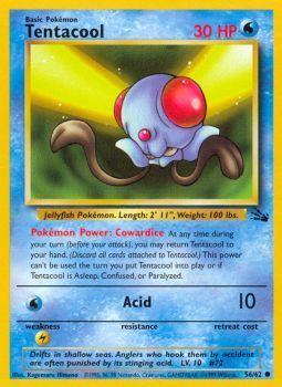 Tentacool - 56/62 - Common - Unlimited Edition - (NM)