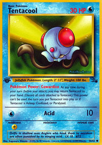 Tentacool - 56/62 - Common - 1st Edition - (NM)