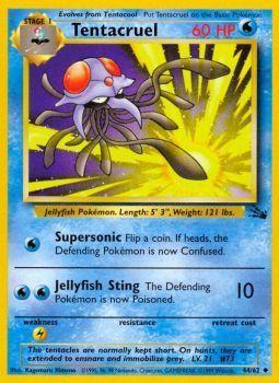 Tentacruel - 44/62 - Uncommon - Unlimited Edition - (VLP)