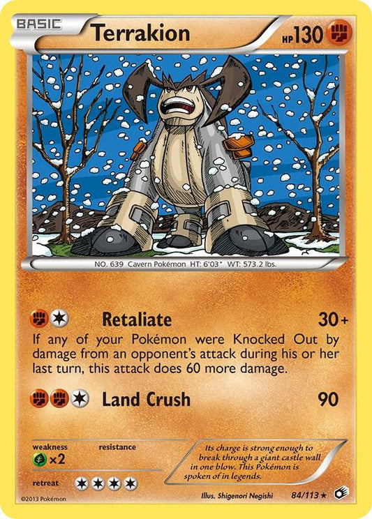 Terrakion 84/113 - Holo Rare - Holo