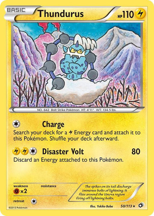 Thundurus 50/113 - Holo Rare - Holo