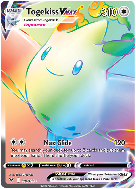 Togekiss VMAX - 191/185 - Secret Rare
