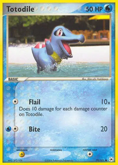 Totodile - 79/101 - Common - Reverse Holo