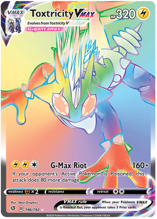 Toxtricity VMAX - 196/192 - Secret Rare