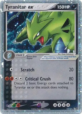Tyranitar ex - 17/17 - Ultra Rare - Holo