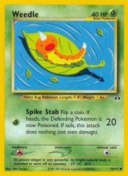 Weedle - 70/75 - Common - Unlimited Edition - (VLP)