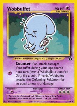 Wobbuffet - 35/75 - Rare - Unlimited Edition - (VLP)