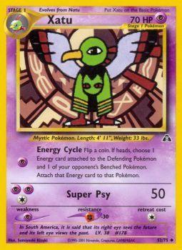 Xatu - 52/75 - Uncommon - Unlimited Edition - (VLP)