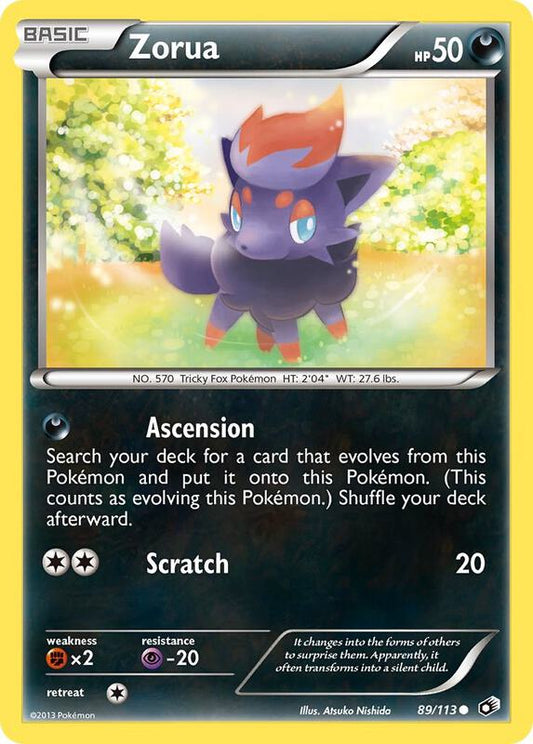 Zorua 89/113 - Common - Reverse Holo