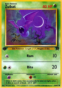 Zubat - 70/82 - Common - 1st Edition - (NM)