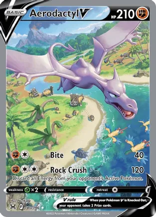Aerodactyl V - 180/196 - Alternate Art Ultra Rare