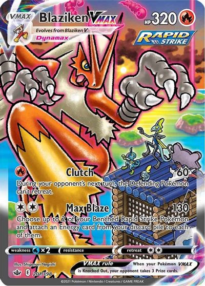 Blaziken VMAX - 201/198 - Secret Rare