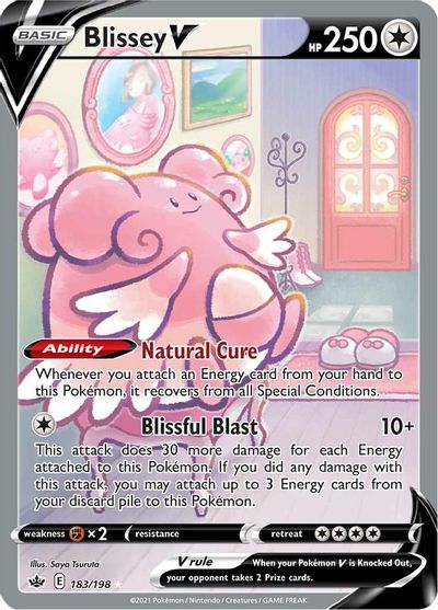 Blissey V - 183/198 - Alternate Art Ultra Rare
