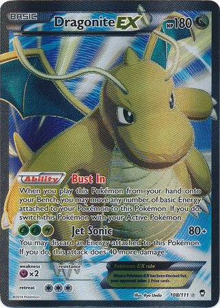 Dragonite EX - 108/111 - Ultra Rare