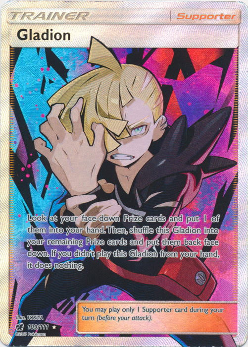 Gladion (Full Art) - 109/111 - Ultra Rare