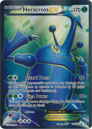 Heracross EX - 105/111 - Ultra Rare
