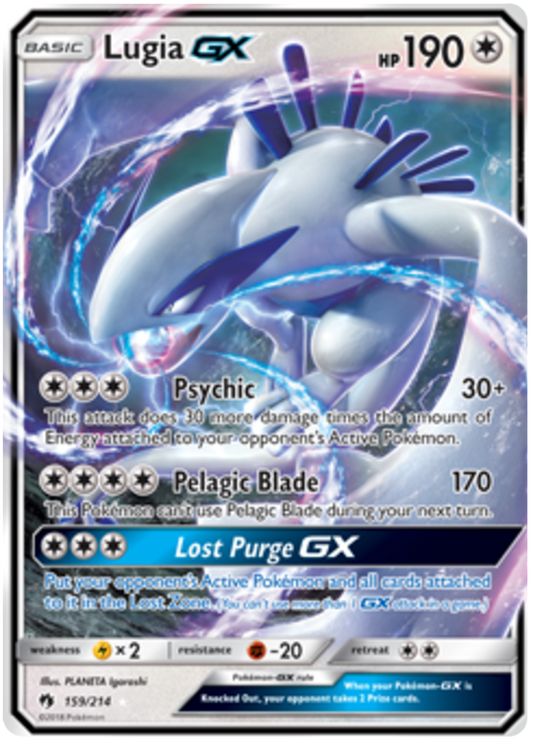 Lugia GX - 159/214 - Ultra Rare