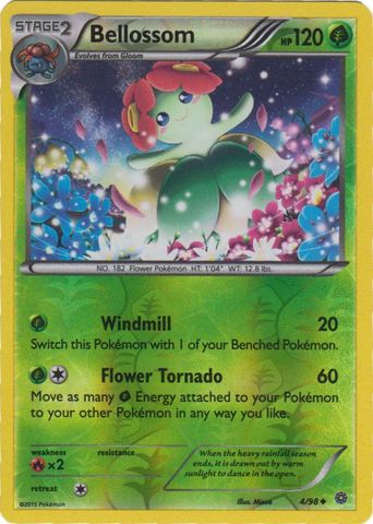 Bellossom - 4/98 - Uncommon - Reverse Holo