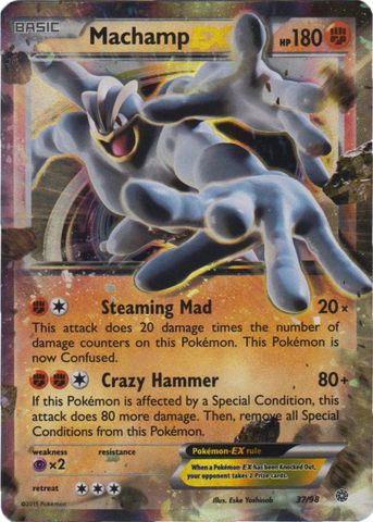 Machamp EX - 37/98 - Ultra Rare