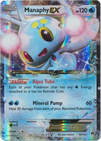 Manaphy EX - 32/122 - Ultra Rare