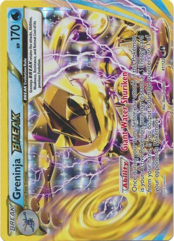 Greninja Break - 41/122 - Rare Break