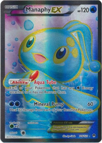 Manaphy EX - 116/122 - Ultra Rare