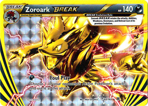 Zoroark BREAK - 92/162 - Rare BREAK