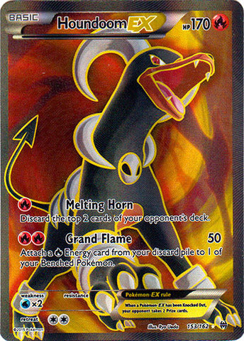 Houndoom EX - 153/162 - Ultra Rare