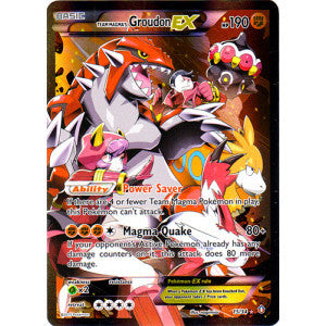 Team Magma's Groudon EX - 15/34 - Ultra Rare