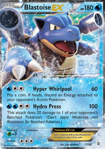 Blastoise EX - 17/83 - Ultra Rare