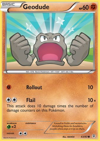 Geodude - 43/83 - Common - Reverse Holofoil