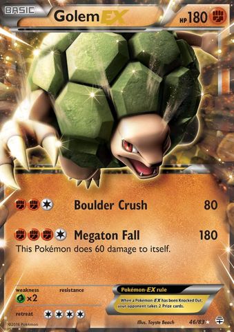 Golem EX - 46/83 - Ultra Rare