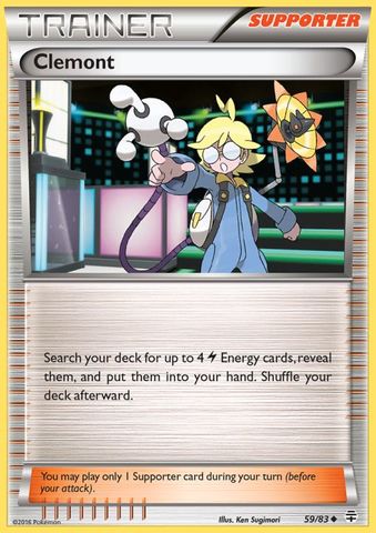 Clemont - 59/83 - Uncommon - Reverse Holofoil