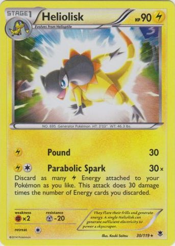 Heliolisk - 30/119 - Holo Rare