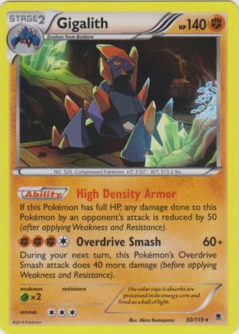 Gigalith - 50/119 - Holo Rare