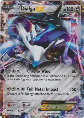 Dialga EX - 62/119 - Ultra Rare