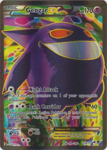 Gengar EX - 114/119 - Ultra Rare