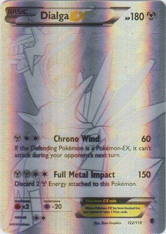 Dialga EX - 122/119 - Secret Rare