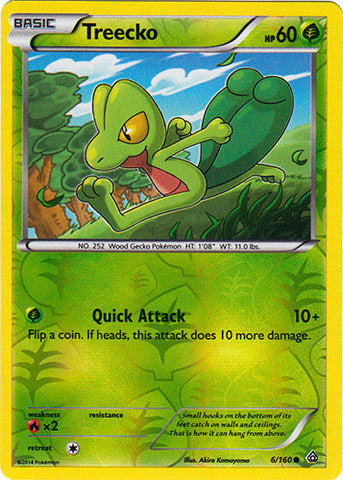 Treecko - 6/160 - Common - Reverse Holo