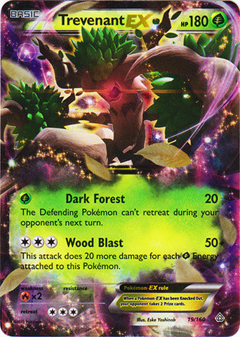 Trevenant EX - 19/160 - Ultra Rare