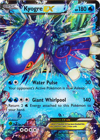 Kyogre EX - 54/160 - Ultra Rare