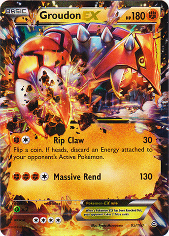 Groudon EX - 85/160 - Ultra Rare