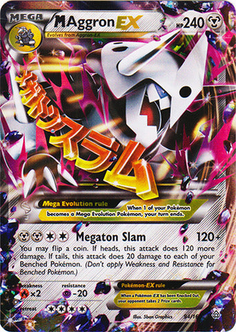 M Aggron EX - 94/160 - Ultra Rare - (MP)