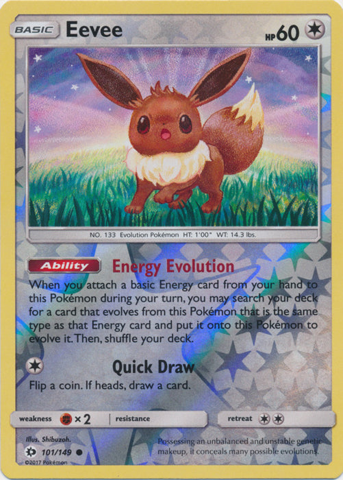 Eevee - 101/149 - Common - Reverse Holofoil