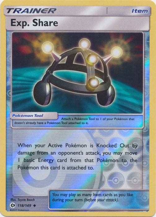 Exp. Share - 118/149 - Uncommon - Reverse Holofoil