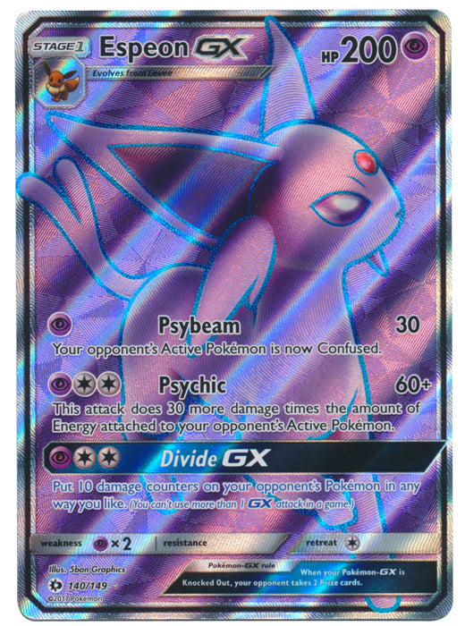 Espeon GX (Full Art) - 140/149 - Ultra Rare