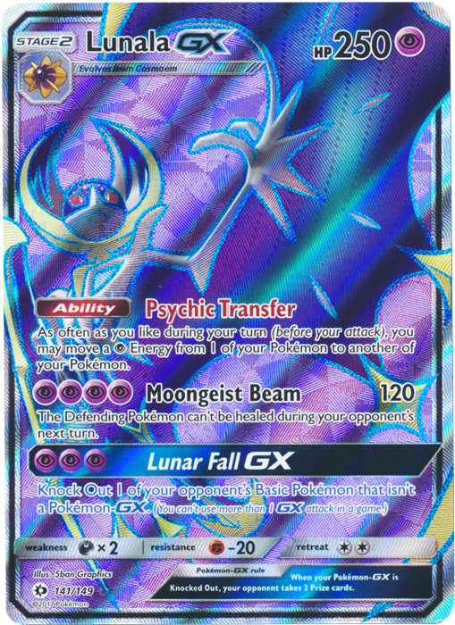 Lunala GX (Full Art) - 141/149 - Ultra Rare