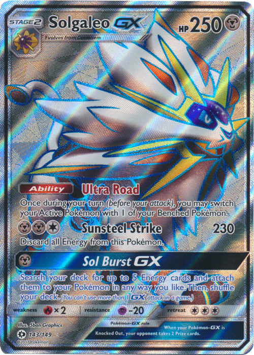 Solgaleo GX (Full Art) - 143/149 - Ultra Rare