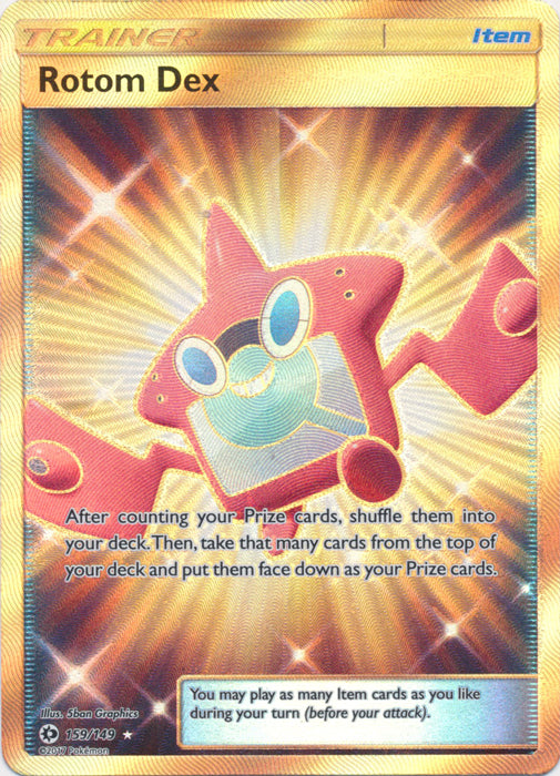 Rotom Dex (Secret) - 159/149 - Secret Rare