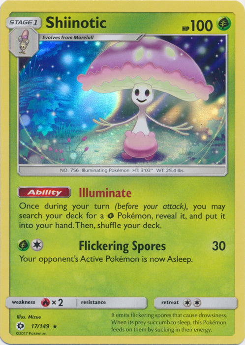 Shiinotic - 17/149 - Holo Rare